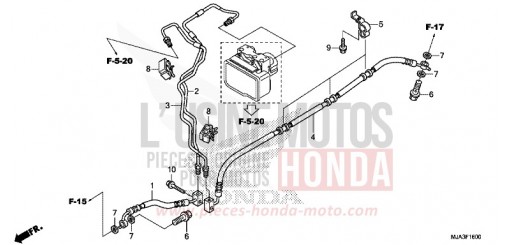 REAR BRAKE HOSE VT750CSD de 2013